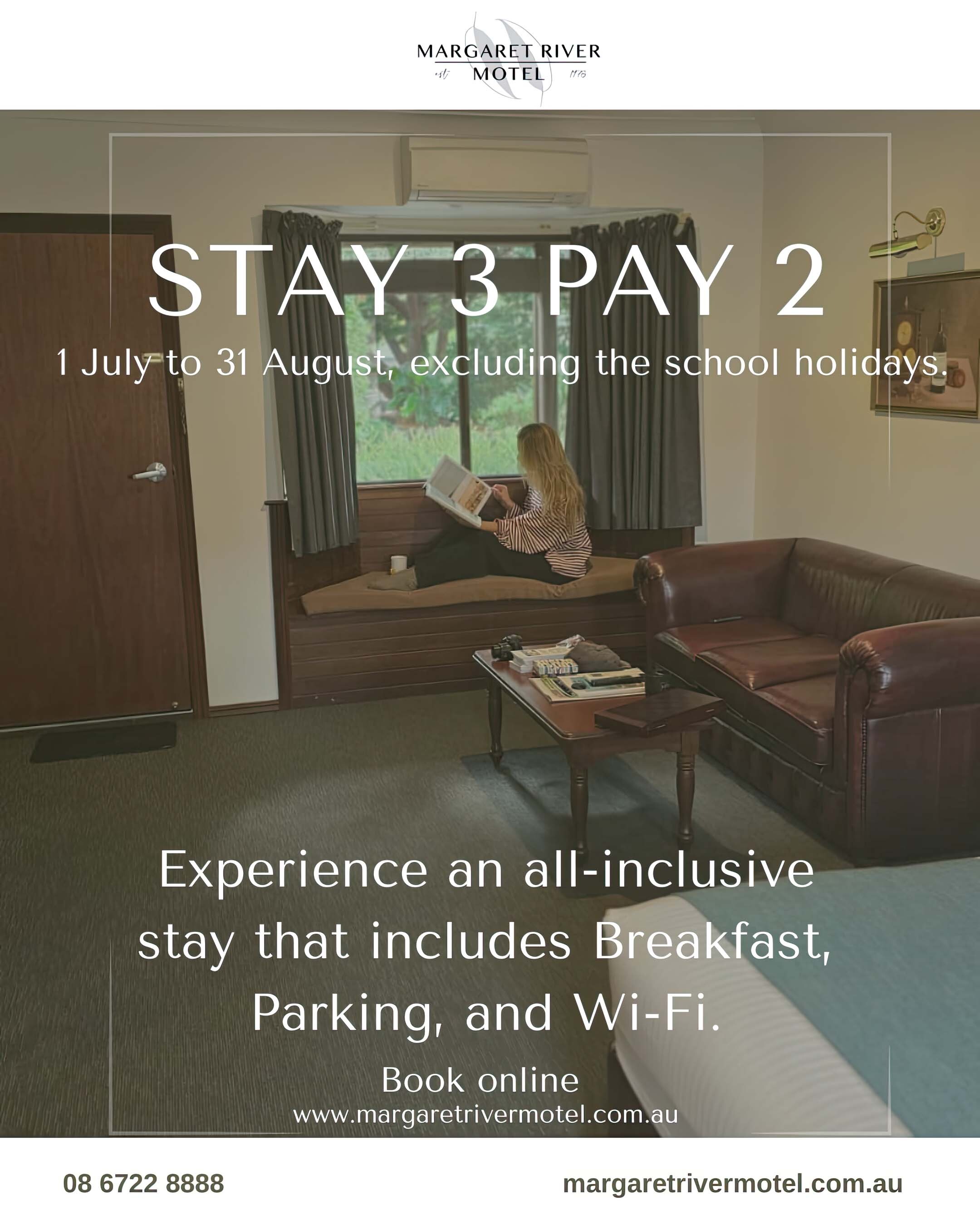 Margaret River Motel Stay 3 Pay